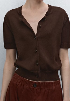 Neuletakki - mottled dark brown