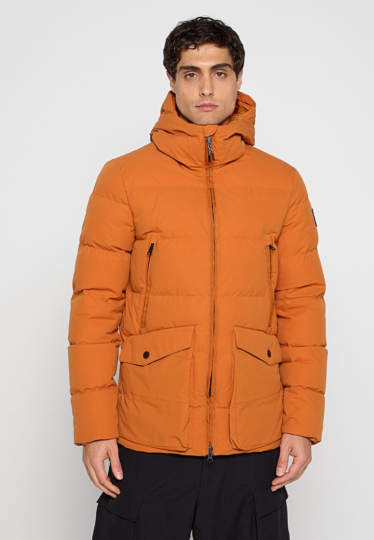 Dolomite Gewatteerde jas oranje