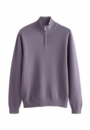 ZIP NECK - Jumper - lilac purple