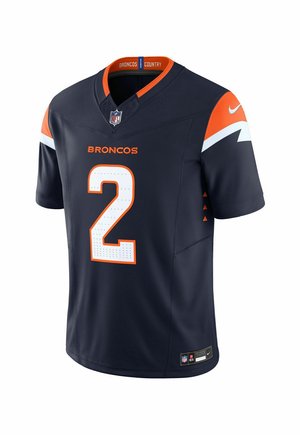 Nike Performance DENVER BRONCOS P. SURTAIN II - T-shirt con stampa - navy