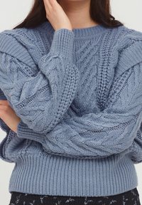 b.young Strickpullover - grey