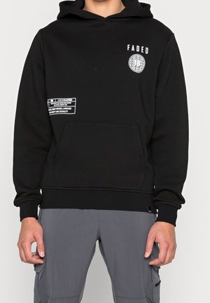 Jersey con capucha - black