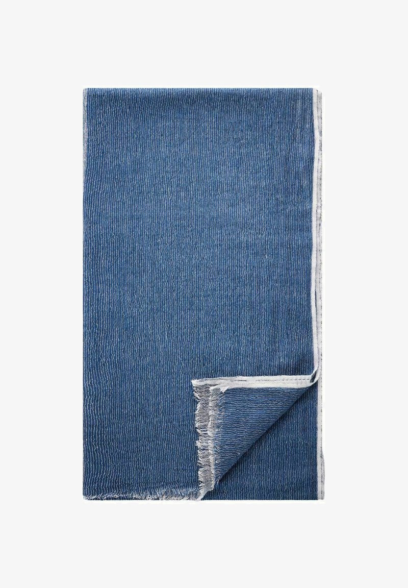 John Henric TEXTURED - Écharpe - blue