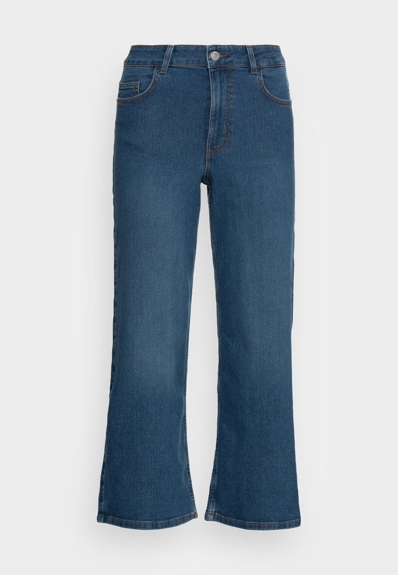 Pieces Petite Relaxed fit jeans blauw denim/bluedenim