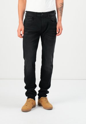 ANBASS PANTS - Straight leg jeans - black