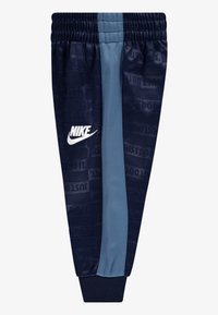 Nike Sportswear TEXTURED CLUB TRICOT SET - Spodnji deli trenirk - midnight navy