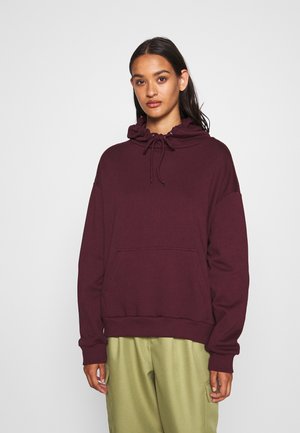 BASIC - Oversized hoodie with pocket - Hoodie - bordeaux