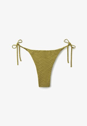 Tezenis, SPARKLING TOUCH WITH NARROW TIES BRAZILIAN - Braguita de bikini - green