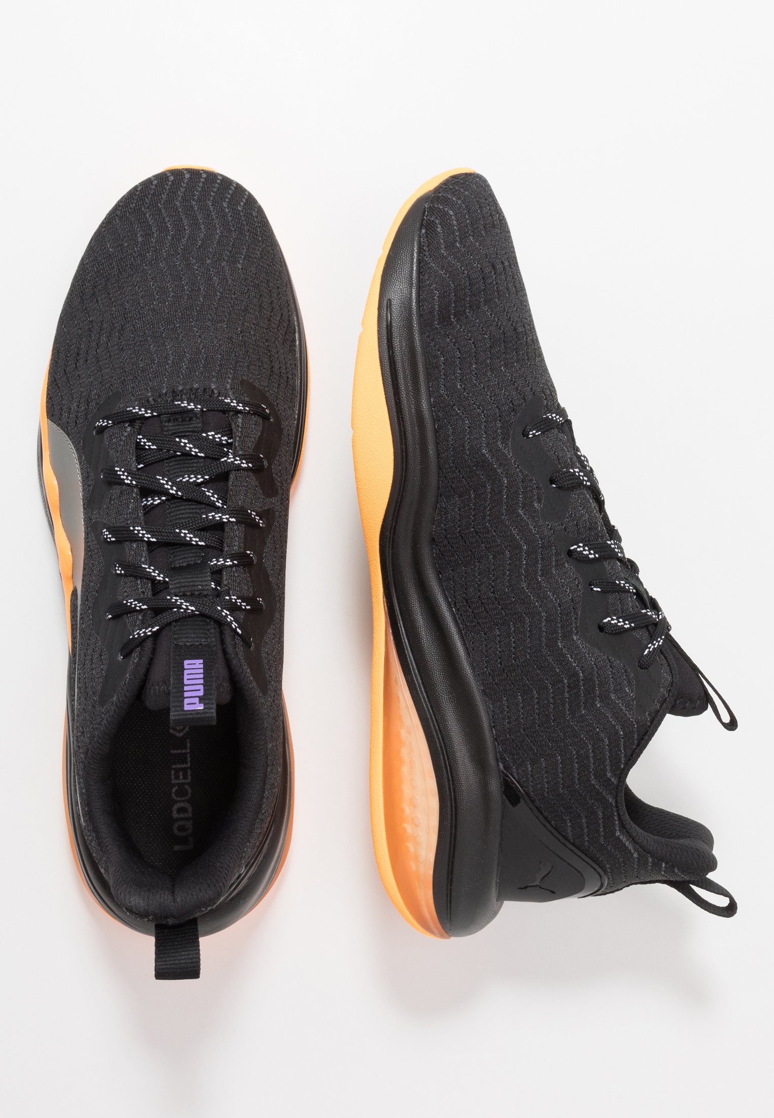 puma lqdcell black orange