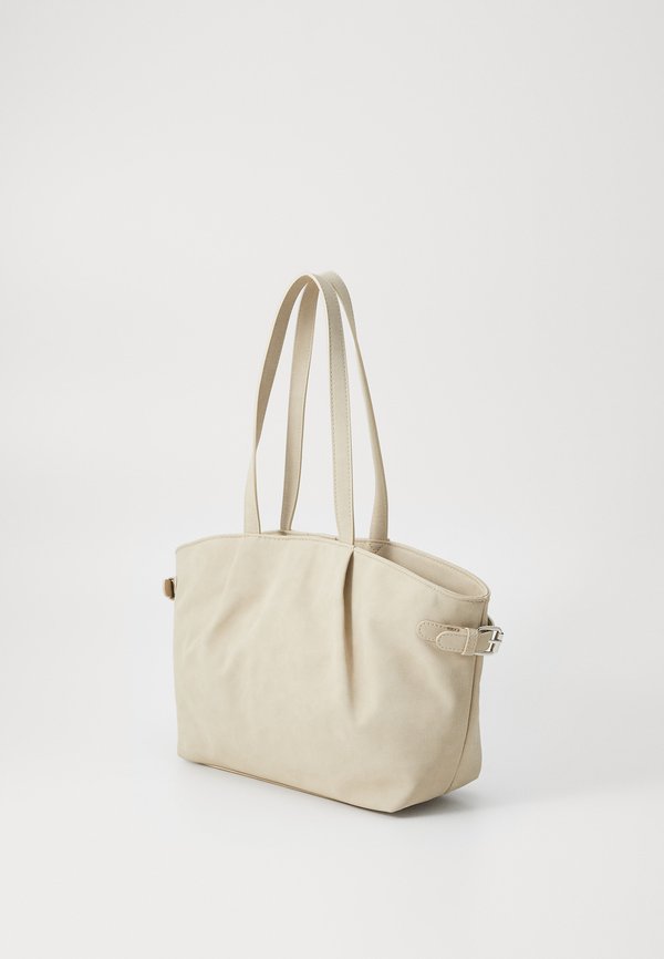 FAUX SUEDE - Tote bag - beige3