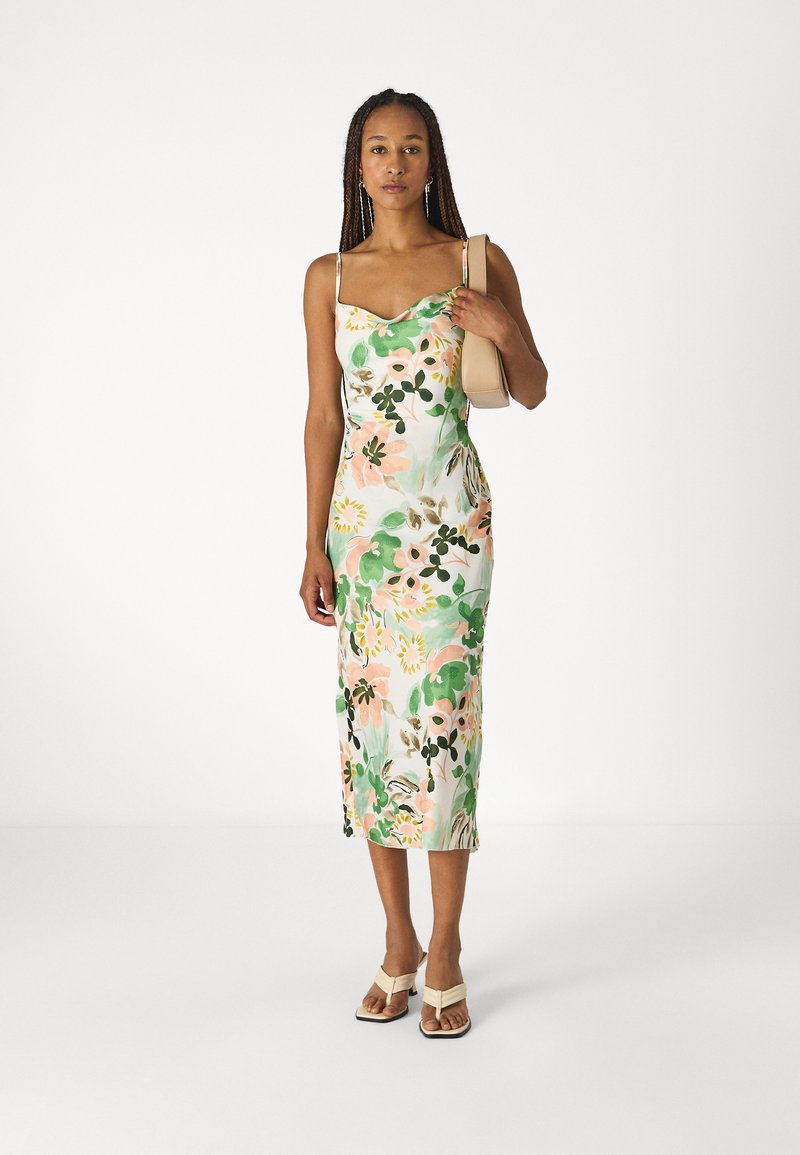 midi emerald dress Yvonne Hi Lo Midi Dress