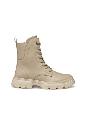 JUNETTE - Lace-up ankle boots - beige