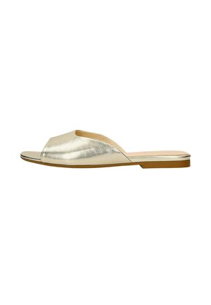 Mules - gold coloured