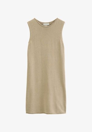 Marc O'Polo, ÄRMELLOSES SHAPED - Robe pull - earthy taupe