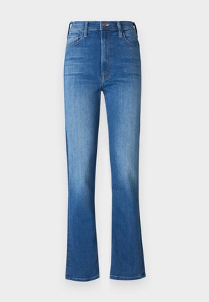 HIGH WAISTED RIDER SKIMP - Kitsa lõikega teksad - dark-blue denim