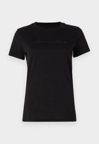 T-shirts med print - black