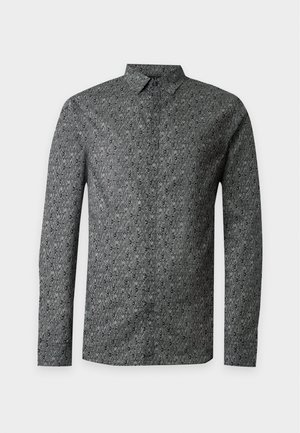 Armani Exchange, AX ALL OVER SHIRT SLIM FIT - Camicia - black