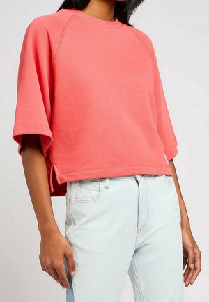 Maglietta a manica lunga - mottled light red