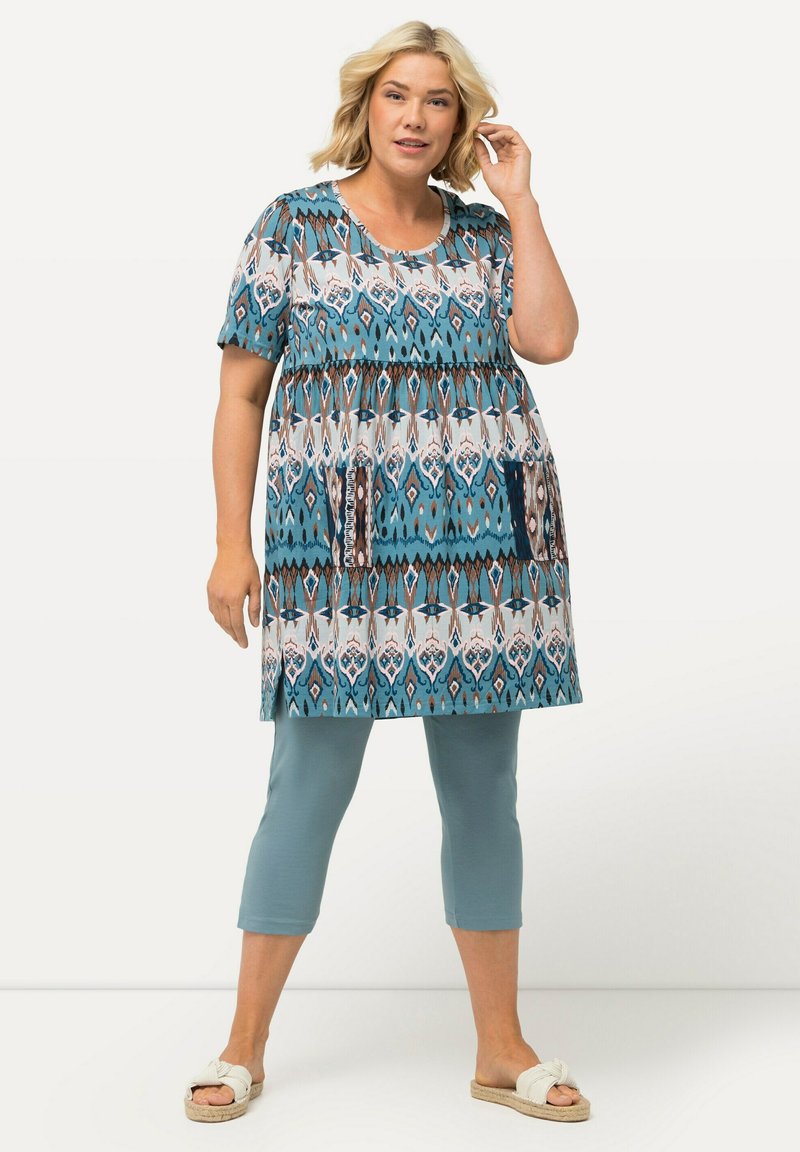 Ulla Popken Pyžamový spodní díl - glacier blue