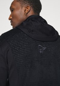 Norrøna FALKETIND ALPHA ZIP HOOD - Veste polaire - schwarz