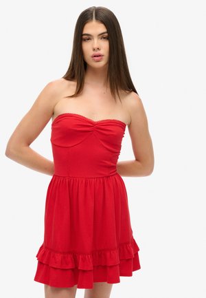 Superdry & Co, 50S BANDEAU MINI  - Freizeitkleid - risk red