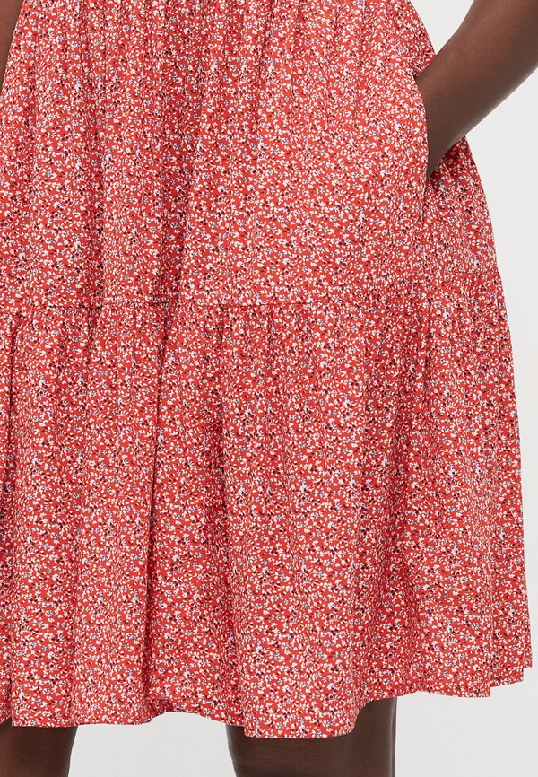 TIE FRONT SMOCKED MINI - Day dress2