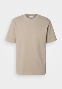 O NECK TEE OVERSIZE  - Basic póló - stone