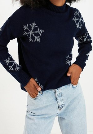 Strickpullover - dark blue