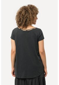 Ulla Popken T-shirt basic - asphalt gray
