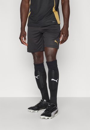 GSK TRAINING POCKETS - Sporta šorti - black/gold-coloured