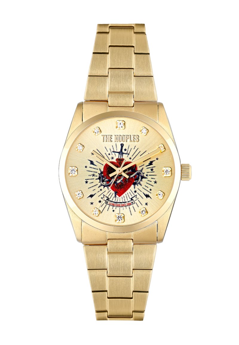 The Kooples HEART - DAGGER - Laikrodis - gold coloured