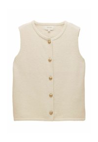 REGULAR FIT - Vest - cream
