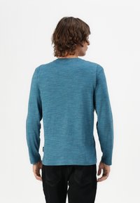 TOM TAILOR SERAFINO - Pikkade varrukatega topp - real teal blue