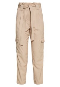 YAS Tall Tygbyxor - beige