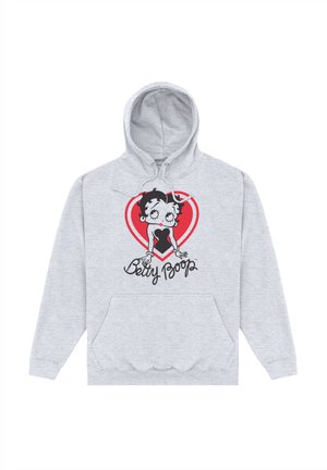 BETTY BOOP HEART - Hoodie - heather grey