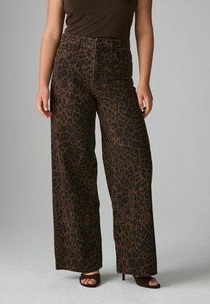 HOURGLASS   - Wide Leg - leopard print