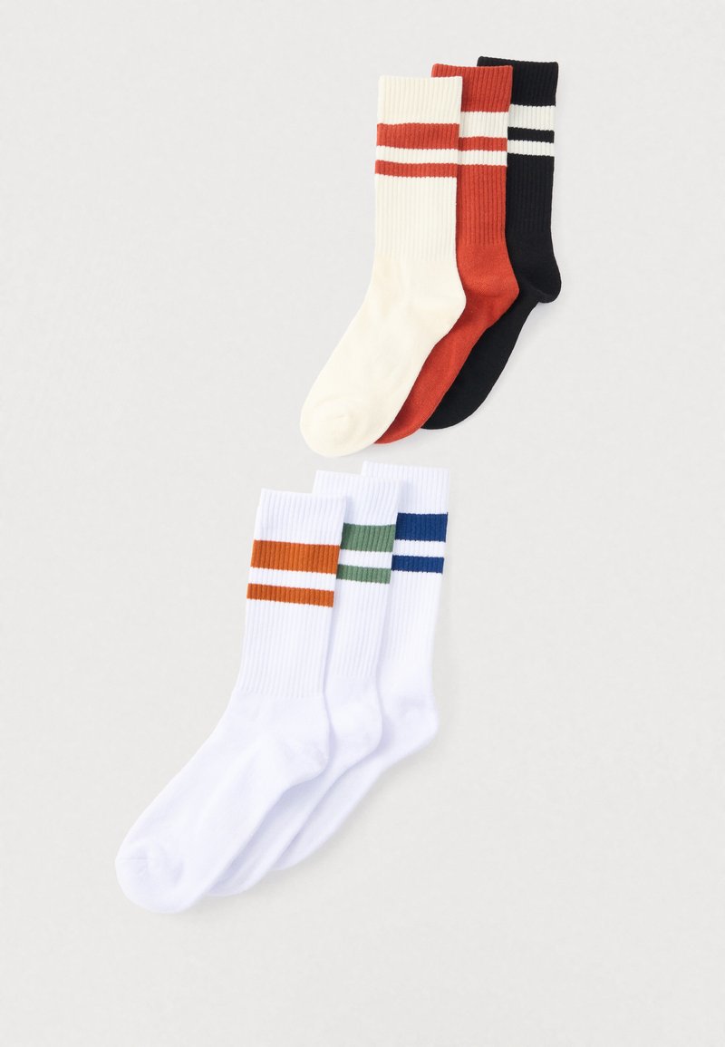 DIM SPORT STYLE CREW SOCKS 6 PACK - Calcetines - multi blanc/ivoire ...