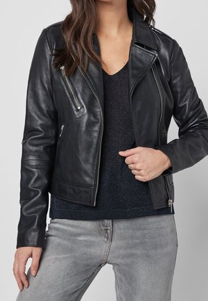 Veste en cuir - black
