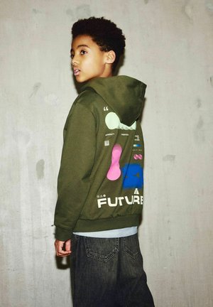 Name it, HOODIE REGULAR FIT - Sweat à capuche - olive night