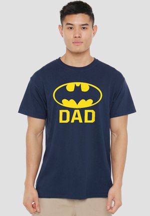 Cotton Soul, BATMAN BAT DAD - Print T-shirt - dark blue