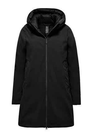 LONG BIMATERIAL   - Daunenjacke - black