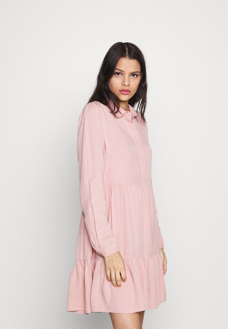 VILA VIMOROSE SHIRT DRESS - Vestido camiseiro - misty rose
