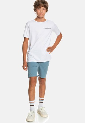 Shorts - faded denim