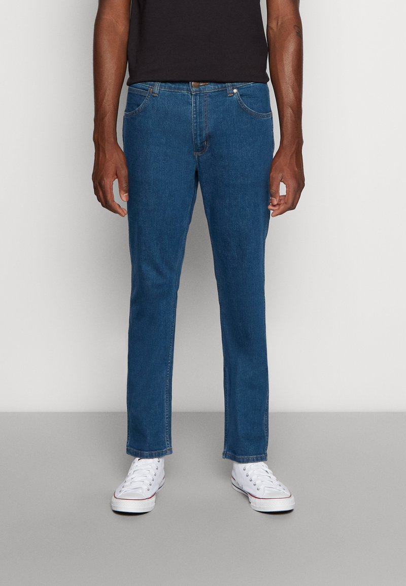 Wrangler SBORO - Calças de ganga de perna direita - blue