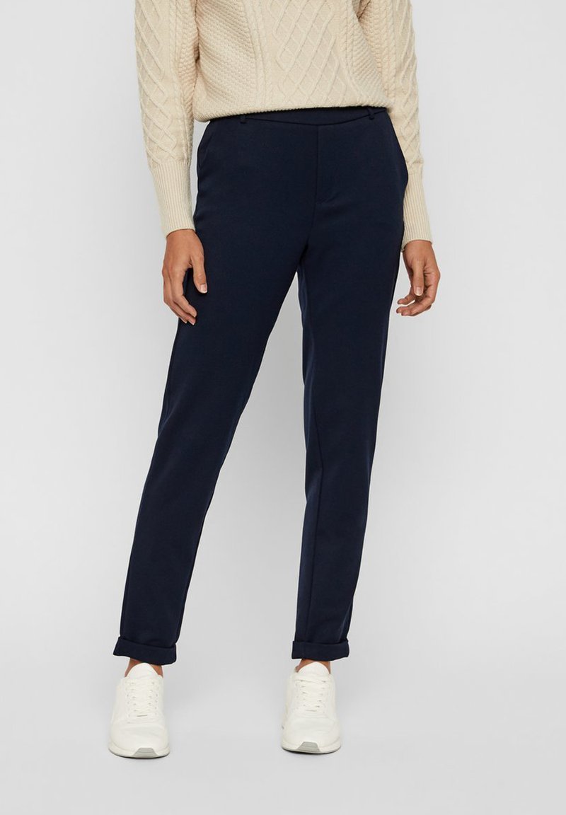 Vero Moda - VMMAYA MR LOOSE SOLID PANT - Housut - night sky, Suurenna