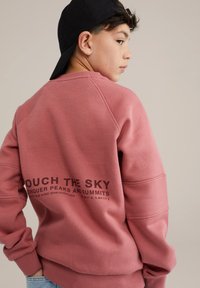 WE Fashion BLUE RIDGE - Melegítőfelső - old rose