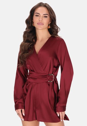Overall / Jumpsuit - burgundy