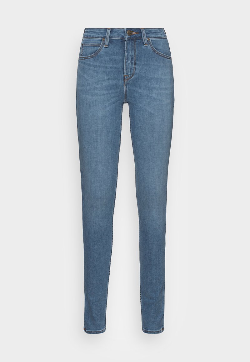 Lee SCARLETT HIGH - Jeans Skinny Fit - light worn/blue denim - Zalando.de