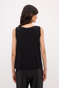 adL SLEEVELESS - Camicetta - black