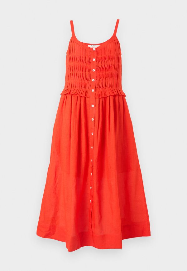 ZORA SOLID TANK BUTTON DOWN DRESS  - Day dress - chili4